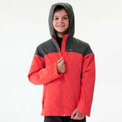Abrigo De Montaña Y Nieve Impermeable Niños 7-15 Años Quechua SH100 X-warm -Deportes Al Aire Libre abrigo de montaa y nieve impermeable nios 7 15 aos quechua sh100 x warm 5