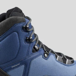 Botas De Montaña Y Trekking Impermeables Mujer Forclaz Trek100 Azul -Deportes Al Aire Libre botas de montaa y trekking impermeables mujer forclaz trek100 azul 2