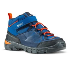 Botas De Montaña Y Trekking Impermeables Niños 28 A 34 Quechua MH120 Mid Velcro -Deportes Al Aire Libre botas de montaa y trekking impermeables nios 28 a 34 quechua mh120 mid velcro 5