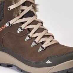 Botas De Nieve Y Apreski Impermeables De Piel Mujer Quechua SH500 X-Warm -Deportes Al Aire Libre botas de nieve y apreski impermeables de piel mujer quechua sh500 x warm 3