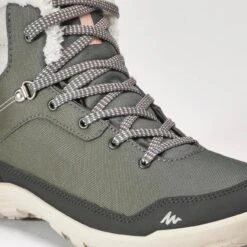 Botas De Nieve Y Apreski Impermeables Mujer Quechua SH100 Warm Caqui -Deportes Al Aire Libre botas de nieve y apreski impermeables mujer quechua sh100 warm caqui 3
