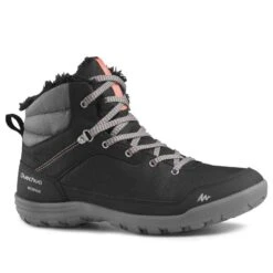 Botas De Nieve Y Apreski Impermeables Mujer Quechua SH100 Warm Caqui -Deportes Al Aire Libre botas de nieve y apreski impermeables mujer quechua sh100 warm negro