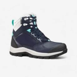Botas De Nieve Y Apreski Impermeables Mujer Quechua SH520 X-Warm Negro -Deportes Al Aire Libre botas de nieve y apreski impermeables mujer quechua sh520 x warm azul