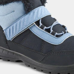 Botas De Nieve Y Apreski Impermeables Niños 24-34 Quechua SH100 Warm Velcro Azul -Deportes Al Aire Libre botas de nieve y apreski impermeables nios 24 34 quechua sh100 warm velcro azul 4