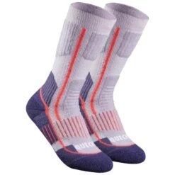 Calcetines Térmicos De Montaña Y Nieve Lana Merino 2 Pares Niños Quechua SH520 -Deportes Al Aire Libre calcetines termicos de montaa y nieve lana merino 2 pares nios quechua sh520 2