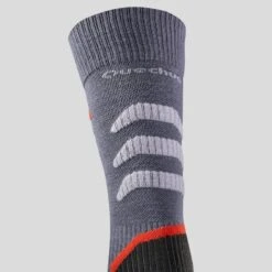 Calcetines Térmicos De Trekking Y Montaña Adulto Quechua SH920 Warm Gris 2 Pares -Deportes Al Aire Libre calcetines termicos de trekking y montaa adulto quechua sh920 warm gris 2 pares 3