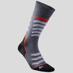 Calcetines Térmicos De Trekking Y Montaña Adulto Quechua SH920 Warm Gris 2 Pares -Deportes Al Aire Libre calcetines termicos de trekking y montaa adulto quechua sh920 warm gris 2 pares 4