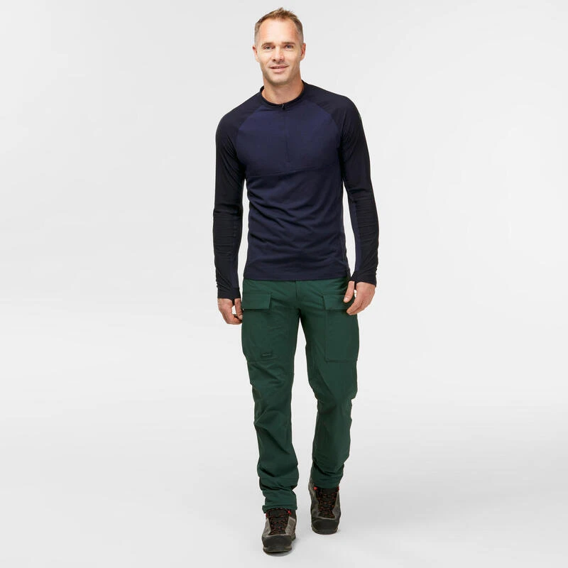 Camiseta De Montaña Trekking Manga Larga De Hombre Tropic 900 Azul 5 Camiseta De Montaña Trekking Manga Larga De Hombre Tropic 900 Azul - Imagen 5