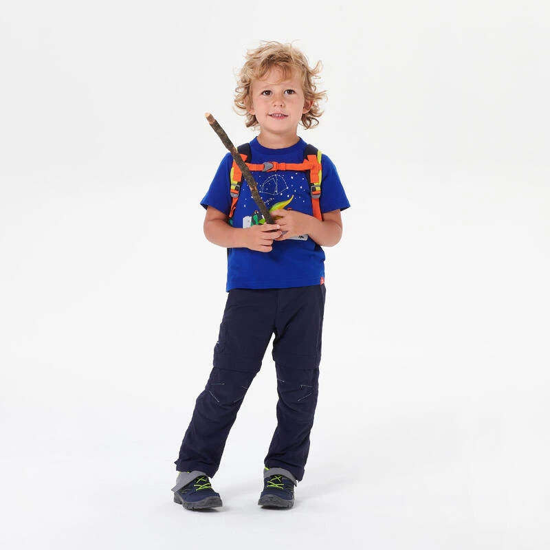 Camiseta De Montaña Y Trekking Manga Corta Niños 2-6 Años Quechua MH100 3 Camiseta De Montaña Y Trekking Manga Corta Niños 2-6 Años Quechua MH100 - Imagen 3