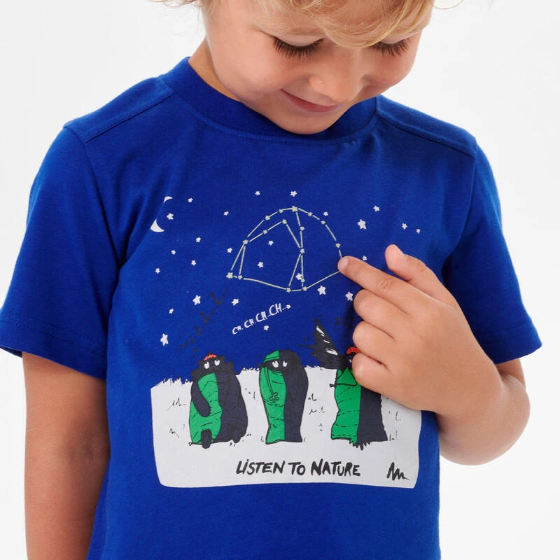 Camiseta De Montaña Y Trekking Manga Corta Niños 2-6 Años Quechua MH100 4 Camiseta De Montaña Y Trekking Manga Corta Niños 2-6 Años Quechua MH100 - Imagen 4
