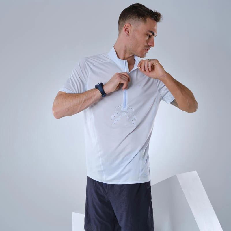 Camiseta De Montaña Y Trekking Ultraligera Con Cremallera Hombre Quechua FH500 3 Camiseta De Montaña Y Trekking Ultraligera Con Cremallera Hombre Quechua FH500 - Imagen 3