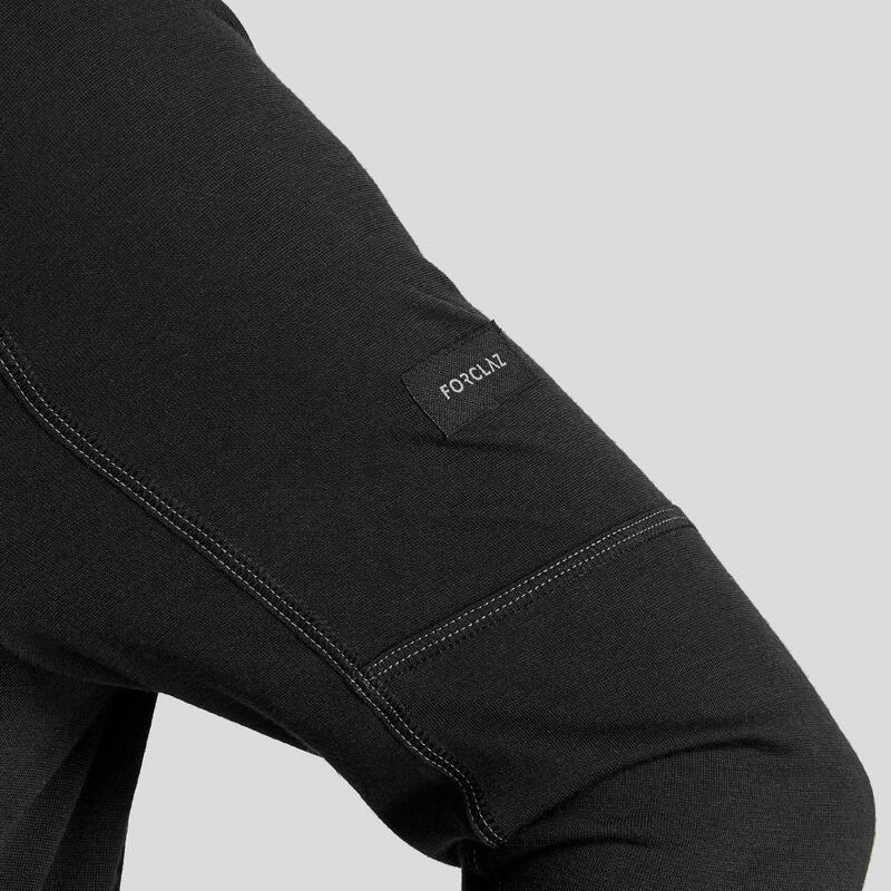 Camiseta Montaña Y Trekking Lana Merina Con Cremallera Hombre Forclaz MT500 4 Camiseta Montaña Y Trekking Lana Merina Con Cremallera Hombre Forclaz MT500 - Imagen 4