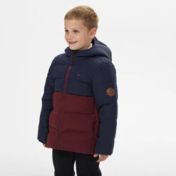 Chaqueta Acolchada De Montaña Y Trekking Niños 2-5 Años Quechua X-Warm Rojo -Deportes Al Aire Libre chaqueta acolchada de montaa y trekking nios 2 5 aos quechua x warm azul