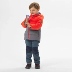 Chaqueta Acolchada De Montaña Y Trekking Niños 2-5 Años Quechua X-Warm Rojo -Deportes Al Aire Libre chaqueta acolchada de montaa y trekking nios 2 5 aos quechua x warm rojo 2