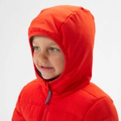 Chaqueta Acolchada De Montaña Y Trekking Niños 2-5 Años Quechua X-Warm Rojo -Deportes Al Aire Libre chaqueta acolchada de montaa y trekking nios 2 5 aos quechua x warm rojo 3