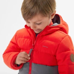 Chaqueta Acolchada De Montaña Y Trekking Niños 2-5 Años Quechua X-Warm Rojo -Deportes Al Aire Libre chaqueta acolchada de montaa y trekking nios 2 5 aos quechua x warm rojo 4