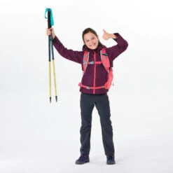 Chaqueta Impermeable De Montaña Trekking Niños 7-15 Años Quechua MH500 Violeta -Deportes Al Aire Libre chaqueta impermeable de montaa trekking nios 7 15 aos quechua mh500 violeta 2