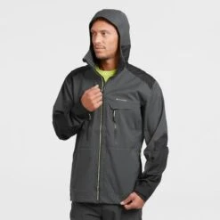 Chaqueta Impermeable De Montaña Y Trekking Hombre Quechua MH900 Negro