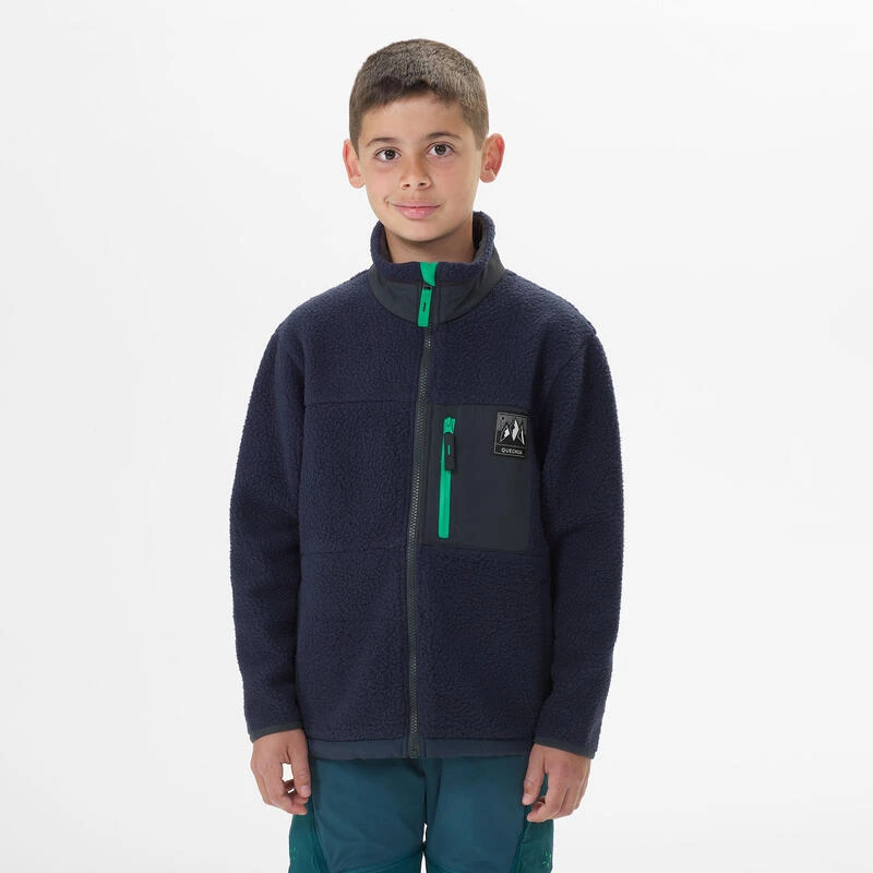 Chaqueta Polar De Montaña Y Trekking Cálida Niños 7-15 Años Quechua MH500 1 Chaqueta Polar De Montaña Y Trekking Cálida Niños 7-15 Años Quechua MH500