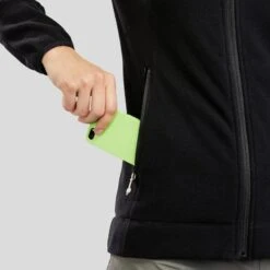 Chaqueta Polar De Montaña Y Trekking Mujer Quechua MH120 Negro 10 Chaqueta Polar De Montaña Y Trekking Mujer Quechua MH120 Negro -Deportes Al Aire Libre chaqueta polar de montaa y trekking mujer quechua mh120 negro 4