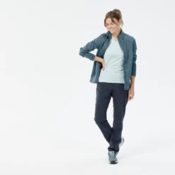 Chaqueta Polar De Montaña Y Trekking Mujer Quechua MH520 Azul -Deportes Al Aire Libre chaqueta polar de montaa y trekking mujer quechua mh520 azul 2