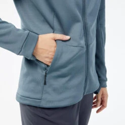 Chaqueta Polar De Montaña Y Trekking Mujer Quechua MH520 Azul -Deportes Al Aire Libre chaqueta polar de montaa y trekking mujer quechua mh520 azul 4
