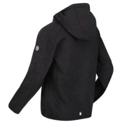 Regatta Chaqueta Softshell Maxwell Jaspeada Para Niños/Niñas Negro -Deportes Al Aire Libre chaqueta softshell maxwell jaspeada para niosnias negro 2