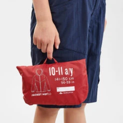 Chubasquero De Montaña Y Trekking Niños 7-15 Años Quechua MH150 -Deportes Al Aire Libre chubasquero de montaa y trekking nios 7 15 aos quechua mh150 4