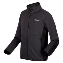 Regatta Forro Polar Highton III Para Niños/Niñas Gris Oscuro, Negro -Deportes Al Aire Libre forro polar highton iii para niosnias gris oscuro negro 2