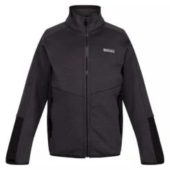 Regatta Forro Polar Highton III Para Niños/Niñas Gris Oscuro, Negro