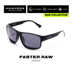 HAWKERS Gafas De Sol Para Hombre Y Mujer BLACK DARK POLARIZED - FASTER RAW 11 HAWKERS Gafas De Sol Para Hombre Y Mujer BLACK DARK POLARIZED - FASTER RAW -Deportes Al Aire Libre gafas de sol para hombre y mujer black dark polarized faster raw 5