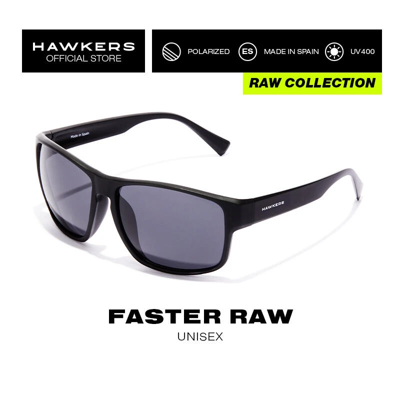 HAWKERS Gafas De Sol Para Hombre Y Mujer BLACK DARK POLARIZED - FASTER RAW 6 HAWKERS Gafas De Sol Para Hombre Y Mujer BLACK DARK POLARIZED - FASTER RAW - Imagen 6
