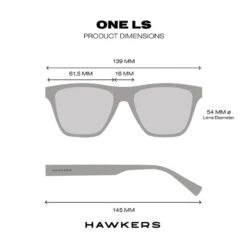 HAWKERS Gafas De Sol Para Hombre Y Mujer BLACK DAYLIGHT - ONE LS RAW -Deportes Al Aire Libre gafas de sol para hombre y mujer black daylight one ls raw 2