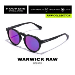 HAWKERS Gafas De Sol Para Hombre Y Mujer BLACK DARK - WARWICK RAW -Deportes Al Aire Libre gafas de sol para hombre y mujer carbon black sky warwick raw