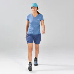 Gorra De Trekking Viaje Travel100 Turquesa -Deportes Al Aire Libre gorra de trekking viaje travel100 turquesa 3