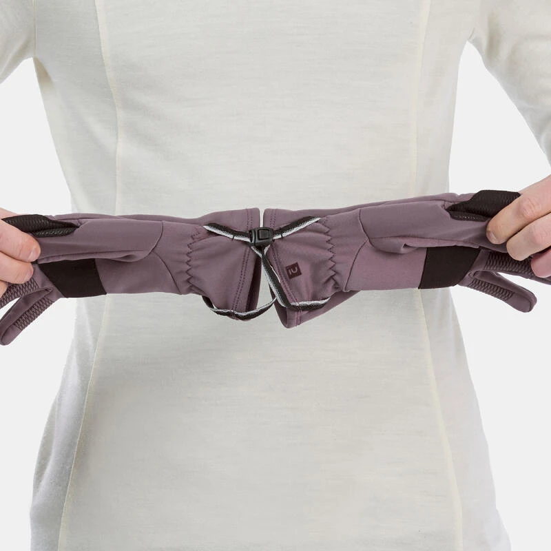 Guantes De Montaña Y Trekking Táctiles Adulto Forclaz MT500 Gris 2 Guantes De Montaña Y Trekking Táctiles Adulto Forclaz MT500 Gris - Imagen 2