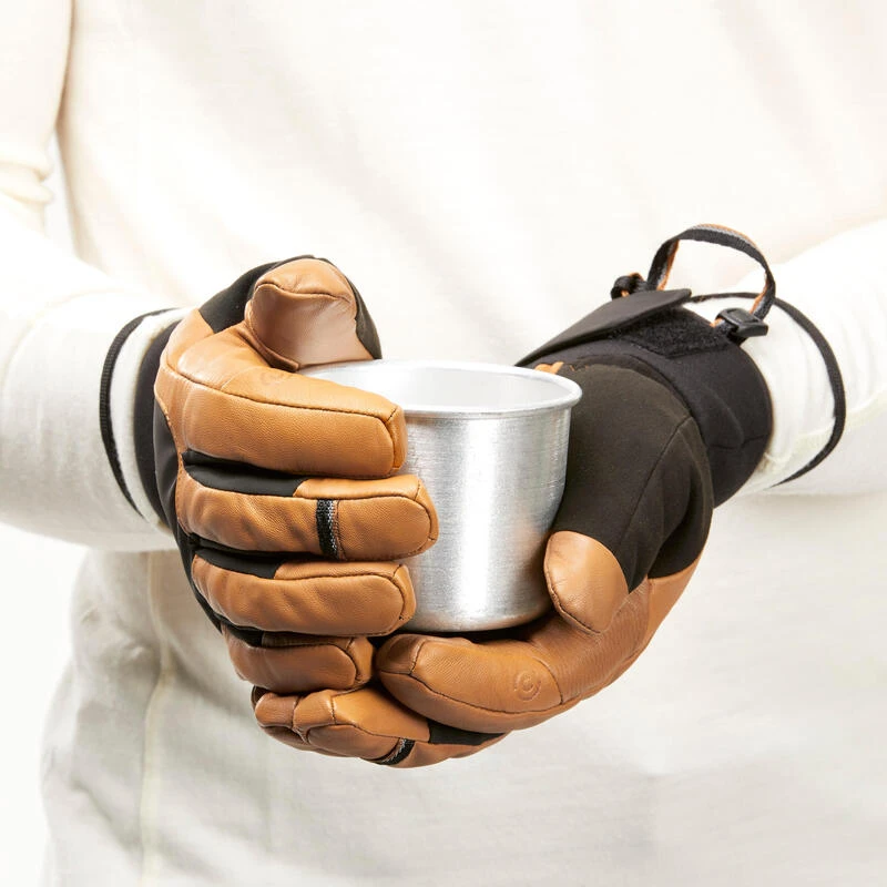 Guantes Térmicos De Montaña Y Trekking De Piel Impermeables Adulto MT 900 5 Guantes Térmicos De Montaña Y Trekking De Piel Impermeables Adulto MT 900 - Imagen 5