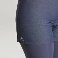 Quechua Mallas Con Pantalón Corto De Montaña Y Trekking Ultraligeras Mujer FH900 Azul -Deportes Al Aire Libre mallas con pantalon corto de montaa y trekking ultraligeras mujer fh900 azul 4