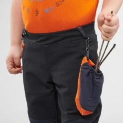 Pantalón De Montaña Y Trekking De Invierno Niños 2-6 Años Quechua MH550 Negro -Deportes Al Aire Libre pantalon de montaa y trekking de invierno nios 2 6 aos quechua mh550 negro 3