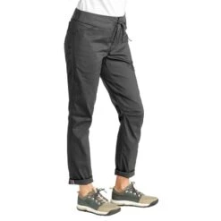 Pantalón De Montaña Y Trekking Mujer Quechua NH500 Regular -Deportes Al Aire Libre pantalon de montaa y trekking mujer quechua nh500 regular 5