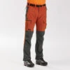 Pantalón De Montaña Y Trekking Resistente Hombre MT500 Naranja