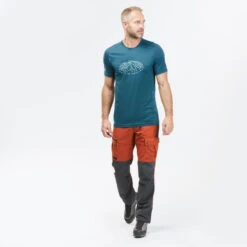 Pantalón De Montaña Y Trekking Resistente Hombre MT500 Naranja 7 Pantalón De Montaña Y Trekking Resistente Hombre MT500 Naranja -Deportes Al Aire Libre pantalon de montaa y trekking resistente hombre mt500 naranja 2