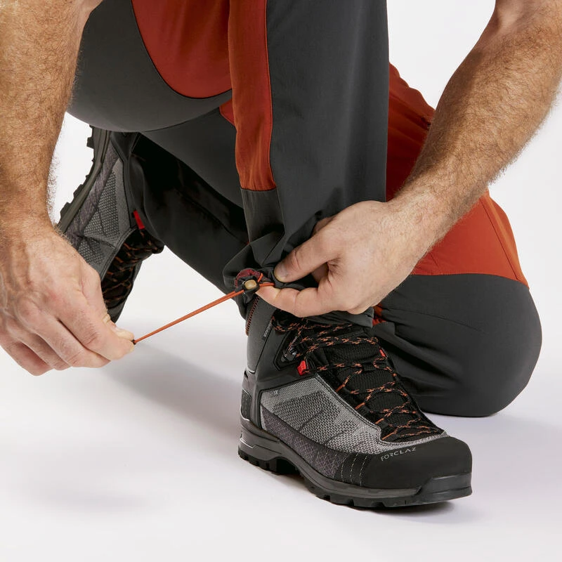 Pantalón De Montaña Y Trekking Resistente Hombre MT500 Naranja 5 Pantalón De Montaña Y Trekking Resistente Hombre MT500 Naranja - Imagen 5