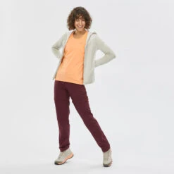 Pantalón Desmontable Montaña Y Trekking Mujer Quechua MH550 Granate -Deportes Al Aire Libre pantalon desmontable montaa y trekking mujer quechua mh550 granate 2