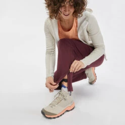 Pantalón Desmontable Montaña Y Trekking Mujer Quechua MH550 Granate -Deportes Al Aire Libre pantalon desmontable montaa y trekking mujer quechua mh550 granate 3