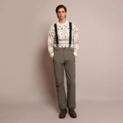 Pantalón Esquí Regular Tirantes Ajustables Hombre SCALPERS ADN SKI PANT Negro -Deportes Al Aire Libre pantalon esqui regular tirantes ajustables hombre scalpers adn ski pant verde