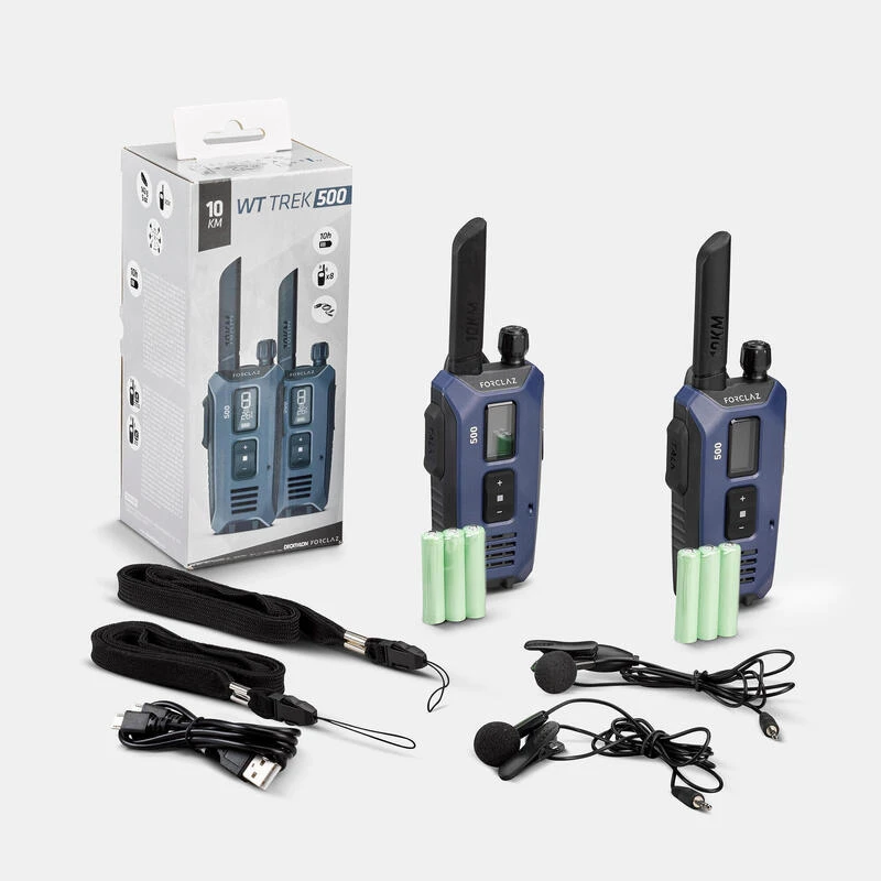 PAR DE WALKIE TALKIES RECARGABLES USB - WT 500 - 10 Km 4 PAR DE WALKIE TALKIES RECARGABLES USB - WT 500 - 10 Km - Imagen 4