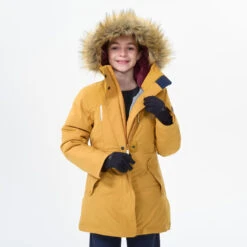 Parka De Montaña Y Nieve Niños 7 A 15 Años Quechua SH500 Ultra-Warm Azul -Deportes Al Aire Libre parka de montaa y nieve nios 7 a 15 aos quechua sh500 ultra warm mostaza