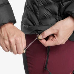 Plumífero De Montaña Y Trekking Con Capucha Mujer Forclaz MT500 -Deportes Al Aire Libre plumifero de montaa y trekking con capucha mujer forclaz mt500 3