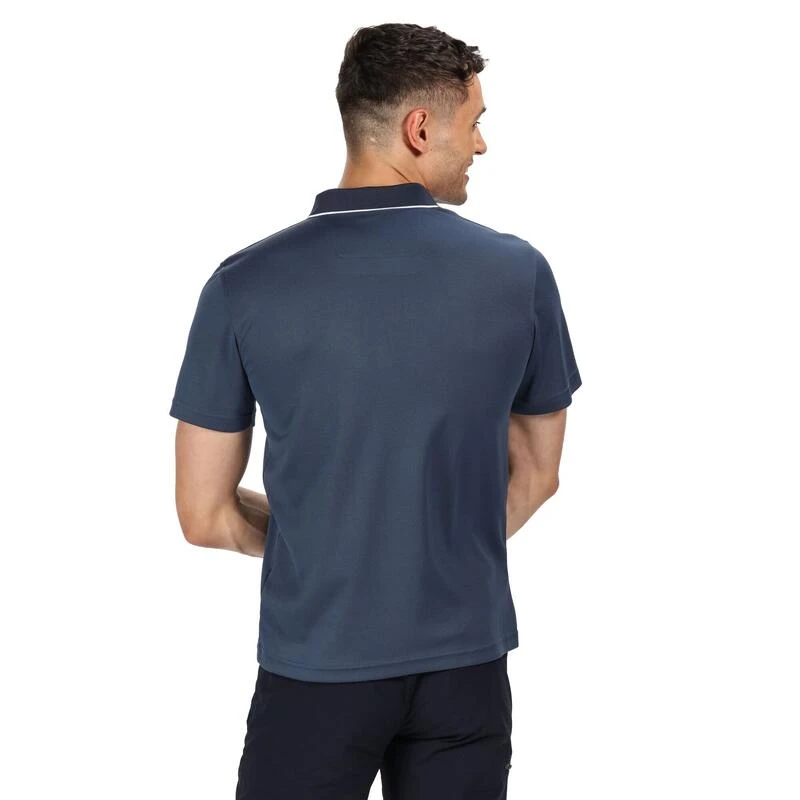 Regatta Polo Maverick V Activo Para Hombre Denim Oscuro 2 Regatta Polo Maverick V Activo Para Hombre Denim Oscuro - Imagen 2